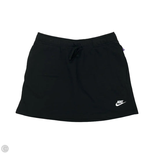 Athletic Skirt By Nike In Black, Size: M