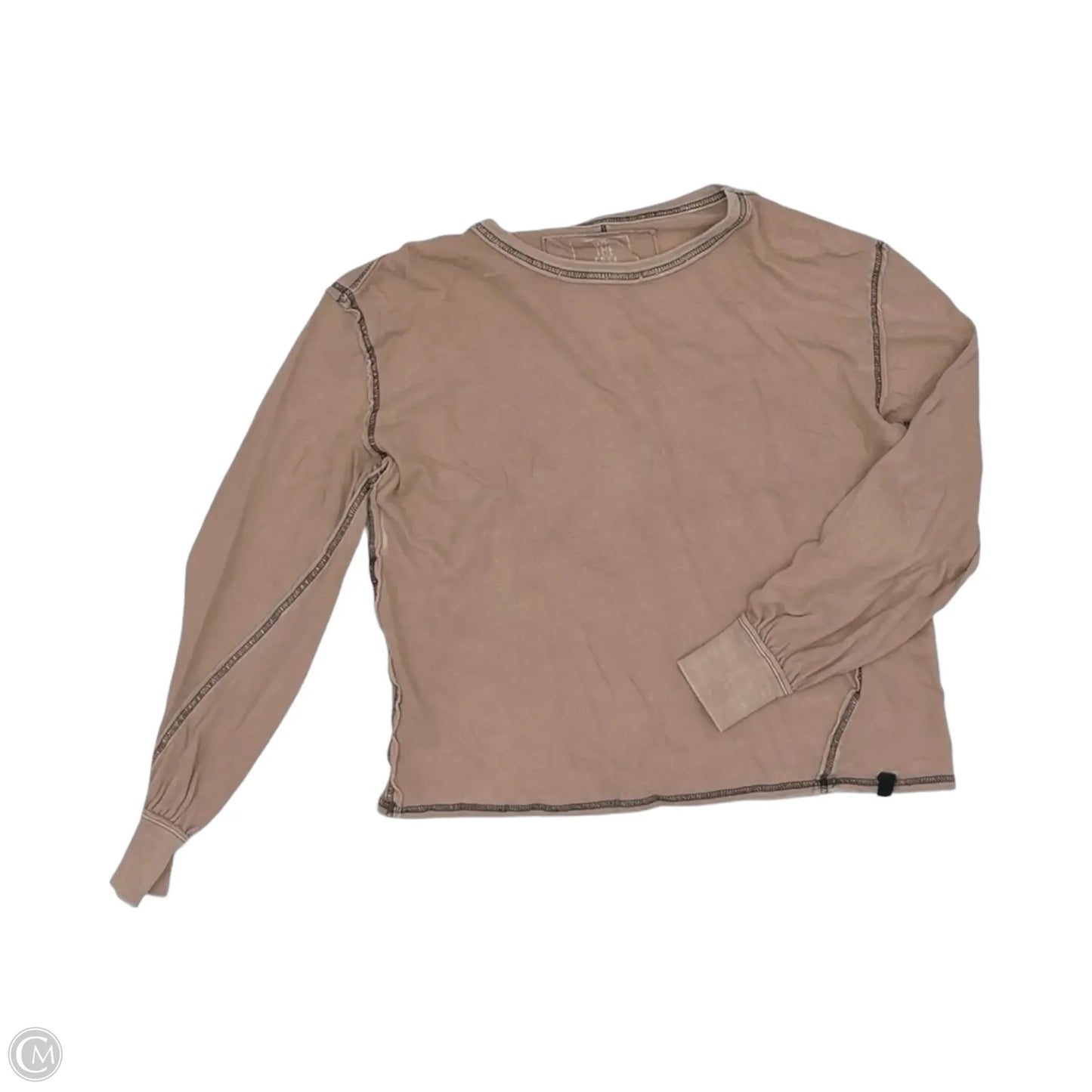 Top Long Sleeve By We The Free In Brown, Size: Xs
