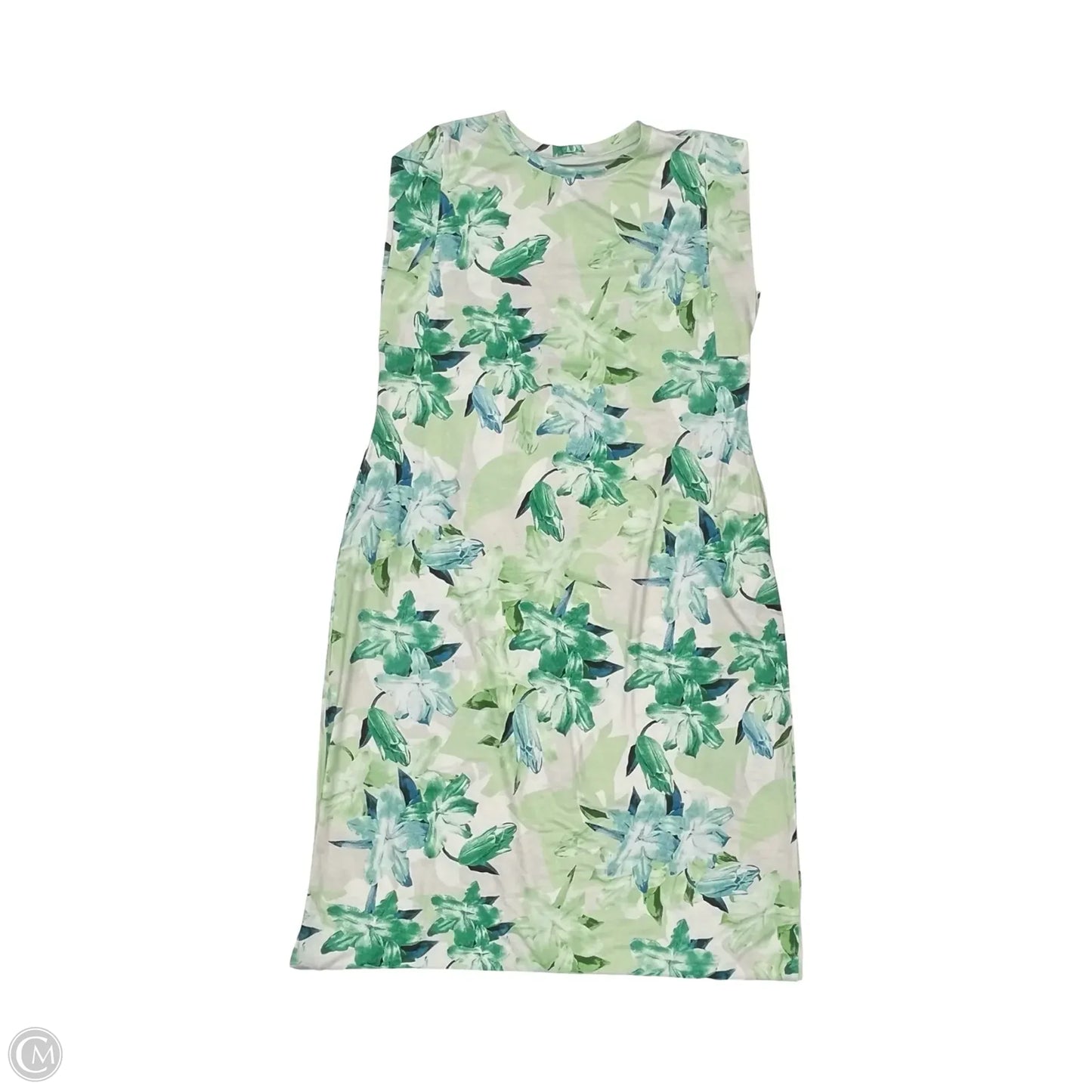Dress Casual Midi By Clothes Mentor In Green, Size: Xl