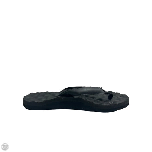 Sandals Flip Flops By Reef In Black, Size: 7