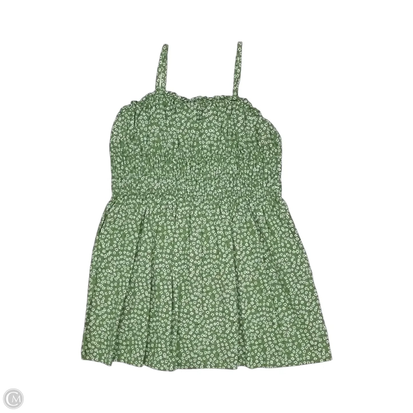 Dress Party Short By Wild Fable In Green & White, Size: Xl