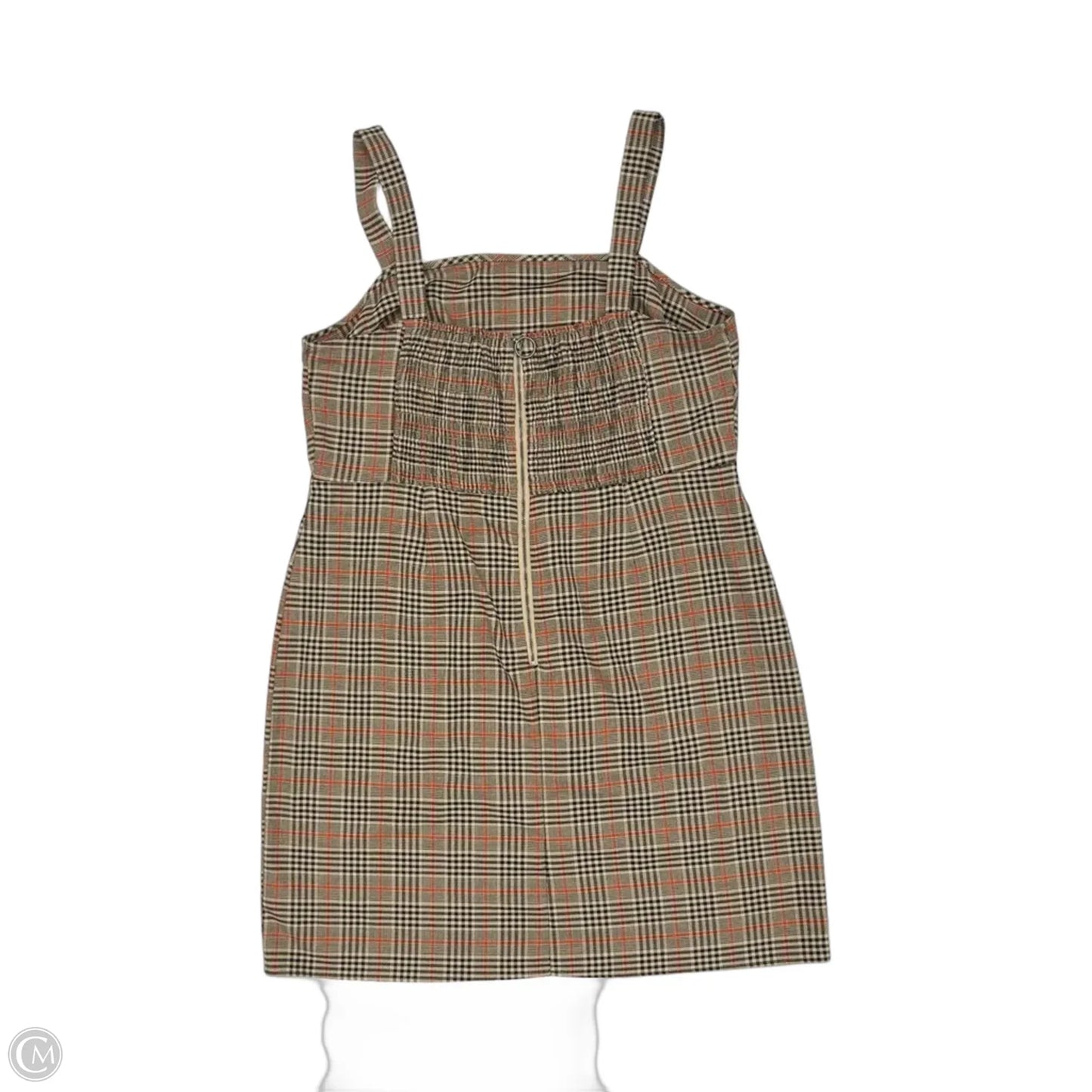 Dress Casual Short By Ava & Viv In Brown & Orange, Size: Xxl