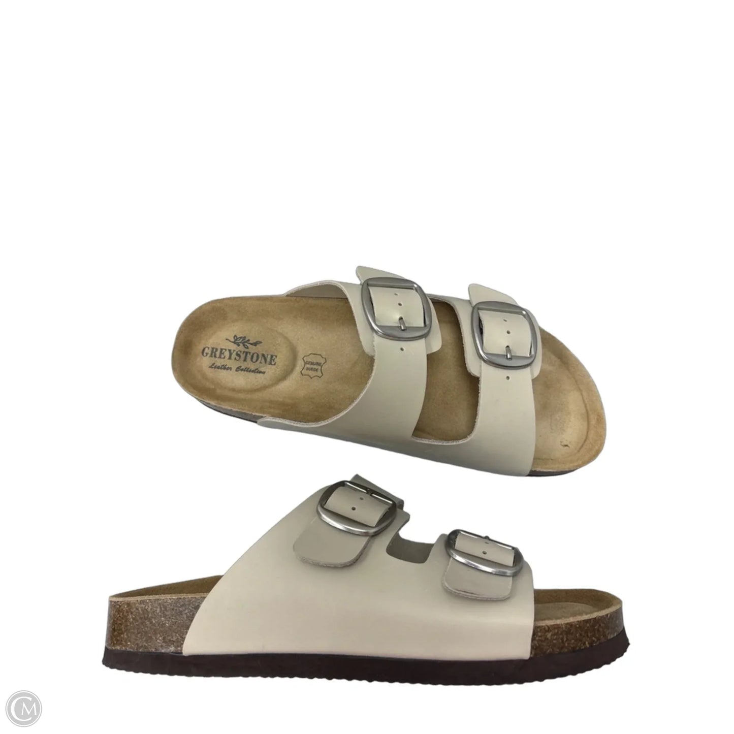 Sandals Flats By Clothes Mentor In Tan, Size: 8