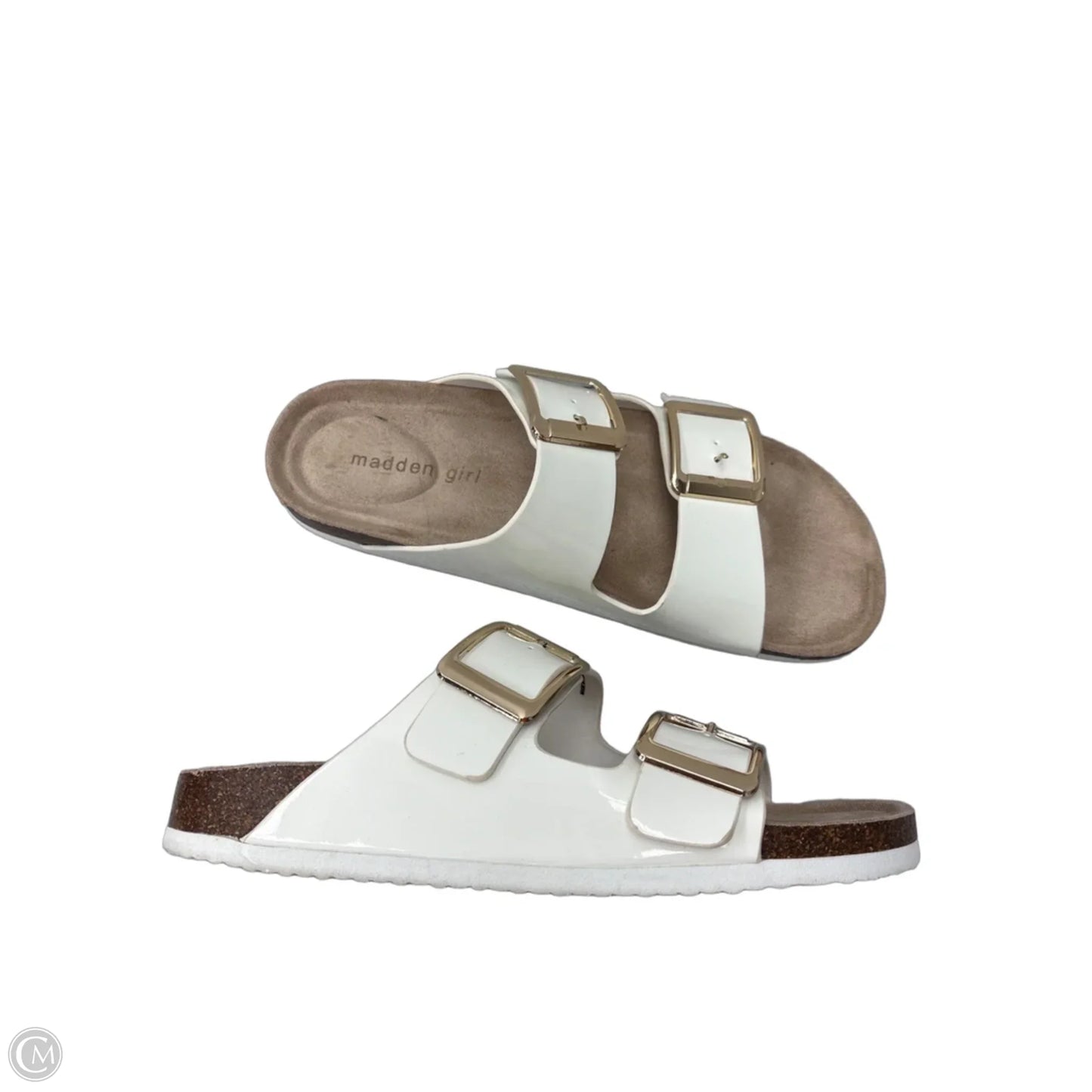 Sandals Flats By Madden Girl In White, Size: 8