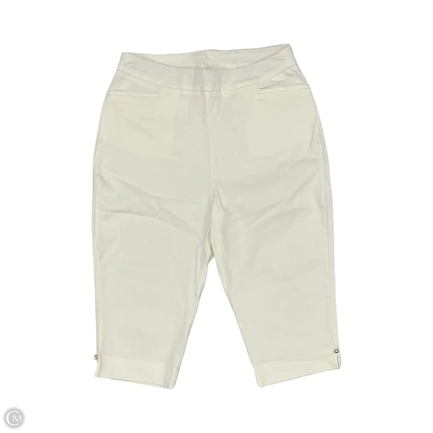 Pants Cropped By Dear Scarlett In Cream, Size: 1x