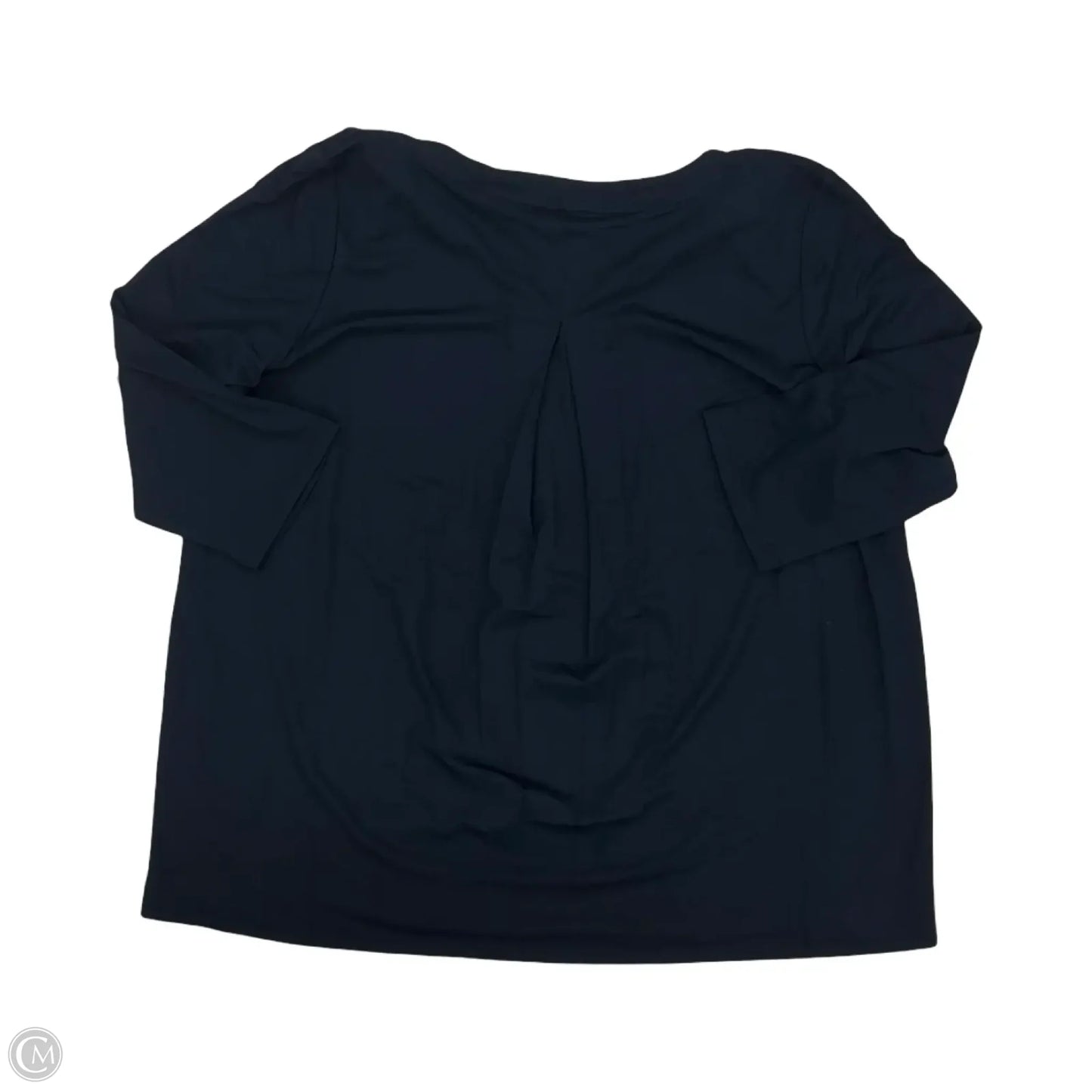 Top 3/4 Sleeve By J. Jill In Navy, Size: S