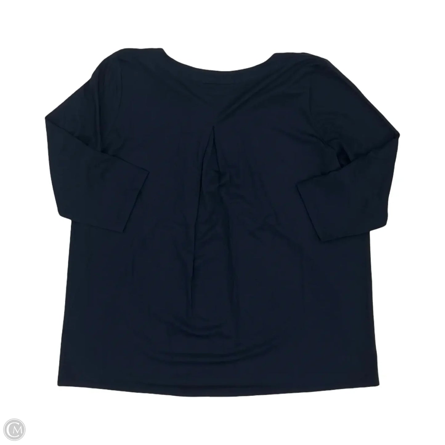 Top 3/4 Sleeve By J. Jill In Navy, Size: S