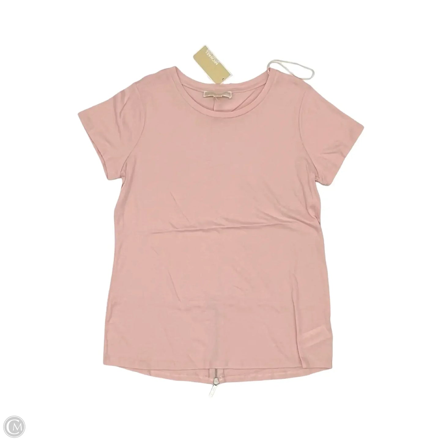 Top Short Sleeve Designer By Michael Kors In Pink, Size: M