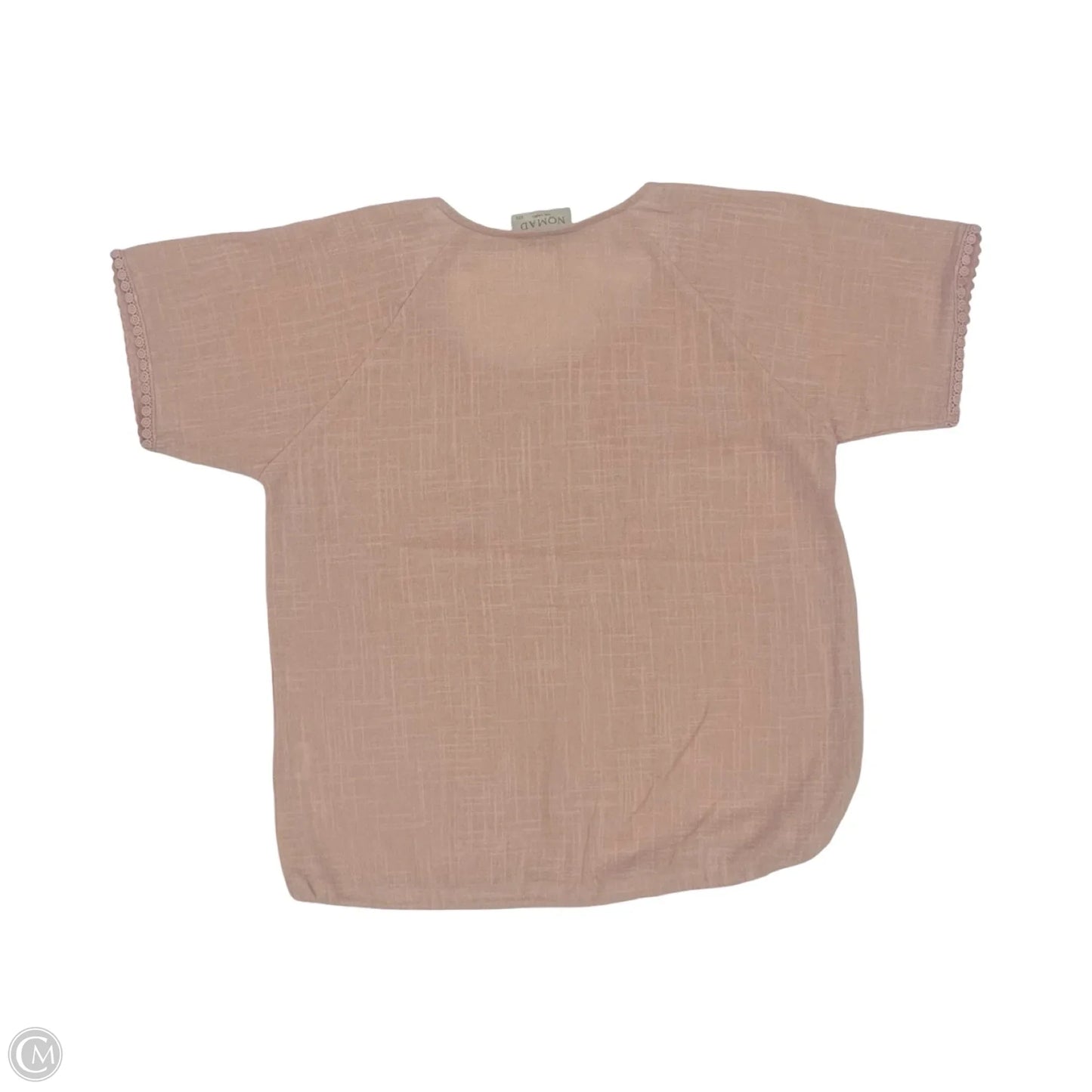 Blouse Short Sleeve By Clothes Mentor In Pink, Size: Xxs