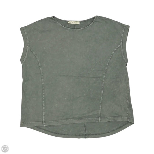 Top Short Sleeve By Clothes Mentor In Green, Size: M