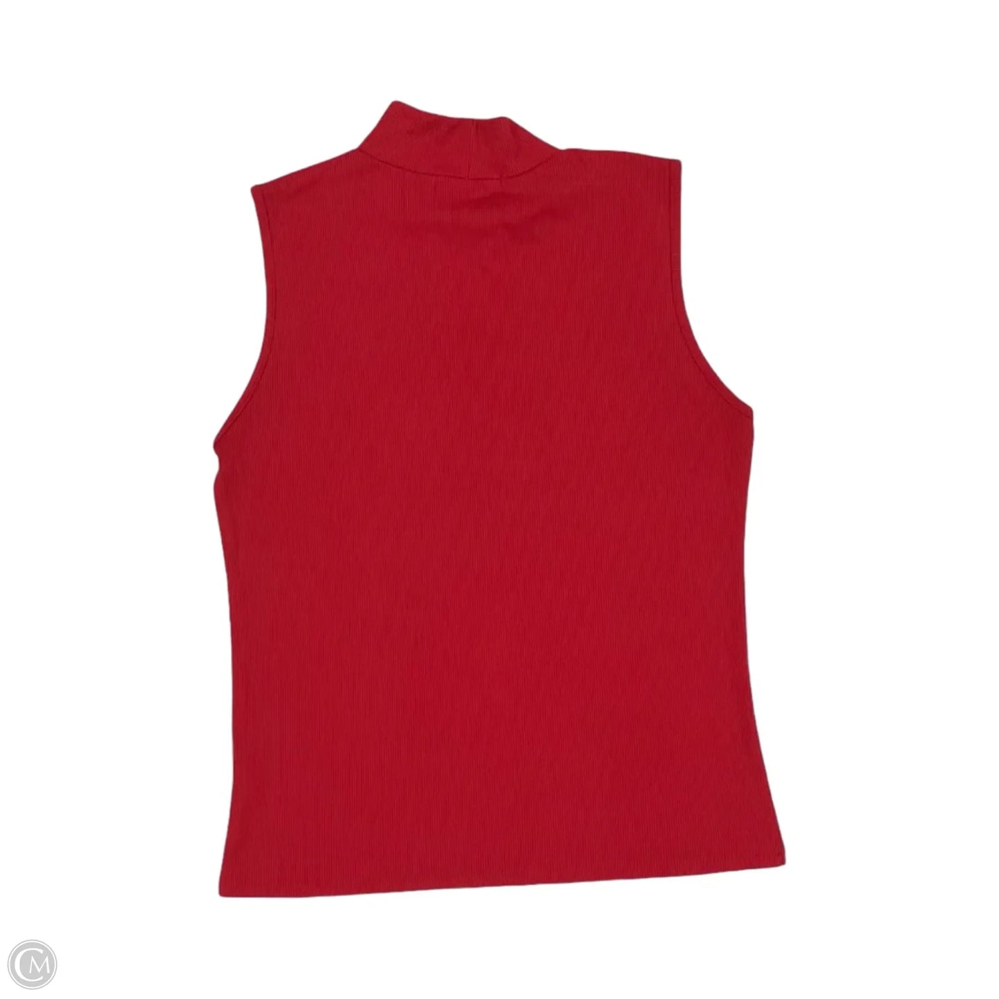 Top Sleeveless By Clothes Mentor In Red, Size: L