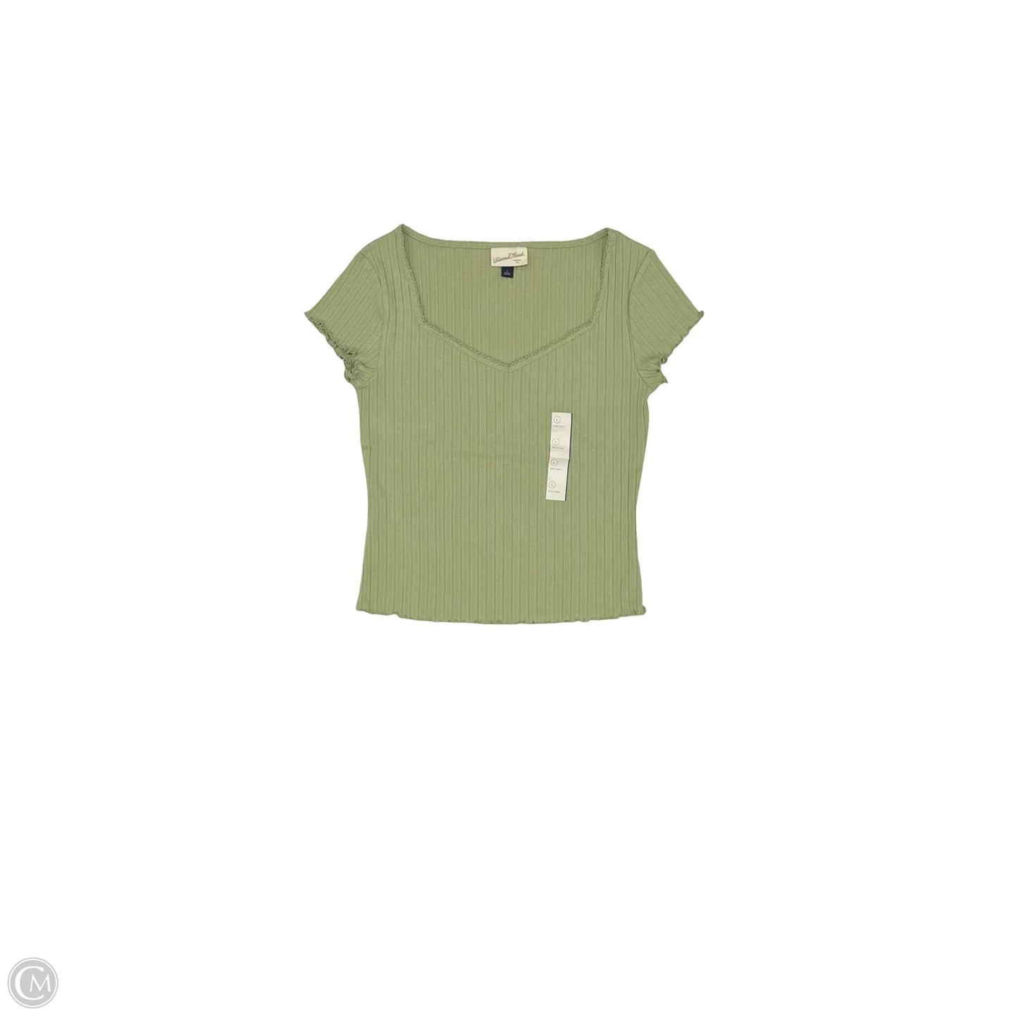 Top Short Sleeve By Universal Thread In Green, Size: L