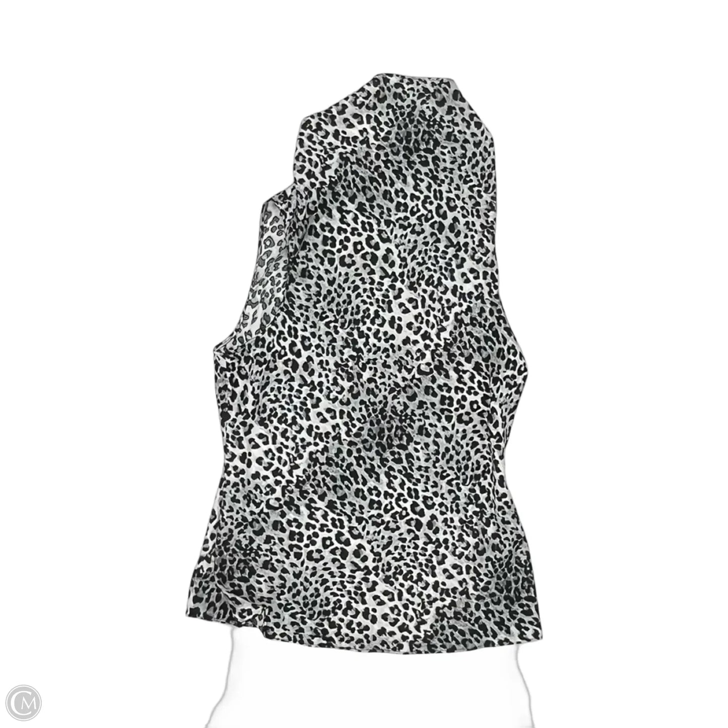 Blouse Sleeveless By Rachel Roy In Black & Grey, Size: M
