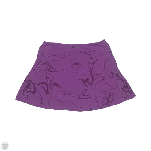 Athletic Skort By Under Armour In Purple, Size: L