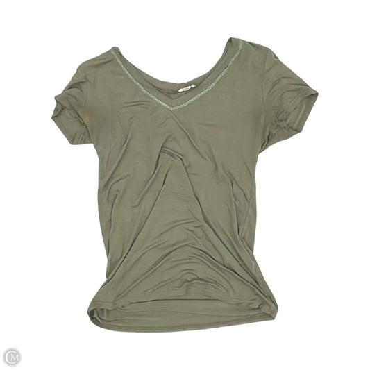 Top Short Sleeve By Pol In Green, Size: S