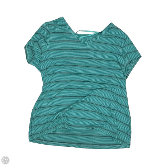 Top Short Sleeve By Apt 9 In Blue, Size: L