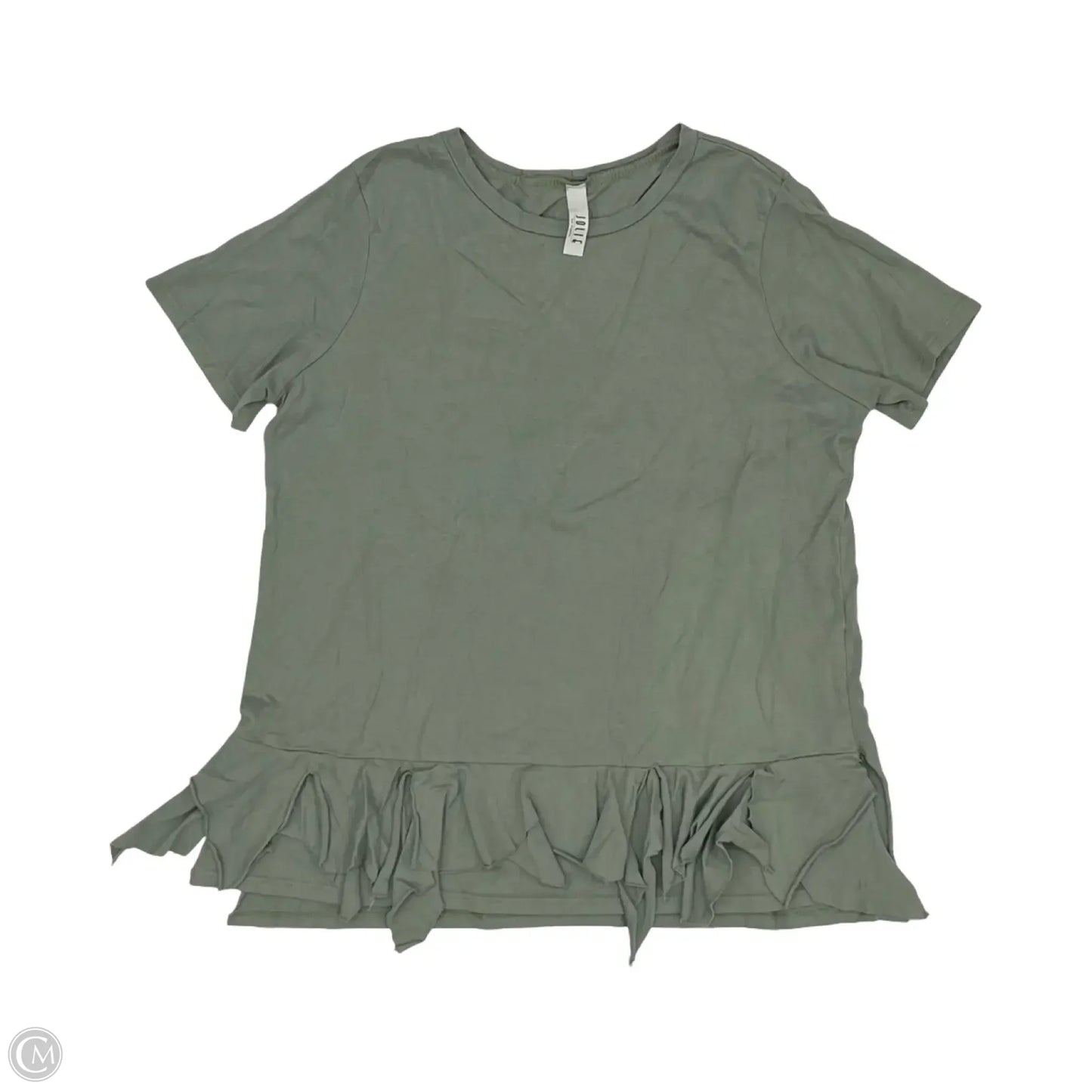Top Short Sleeve By Jolie In Green, Size: L
