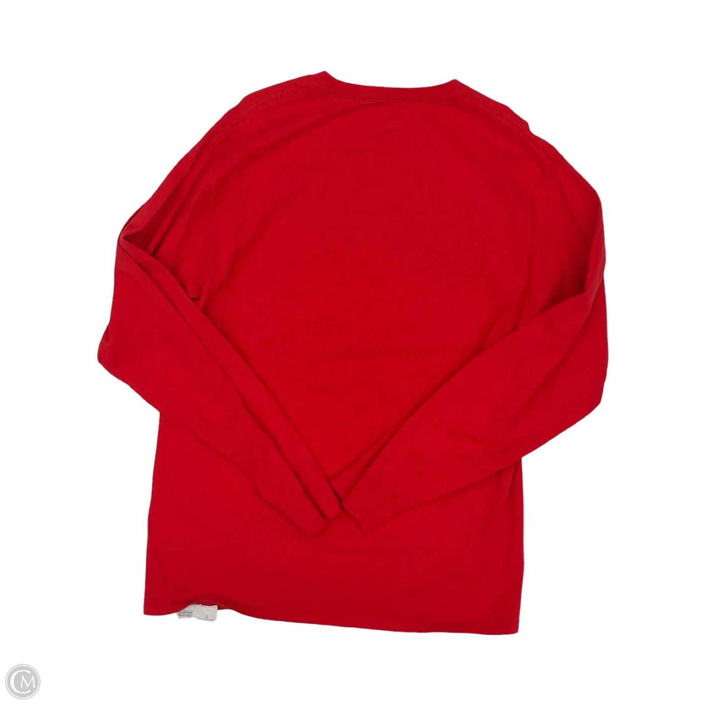 Athletic Top Long Sleeve Collar By Russel Athletic In Red, Size: L
