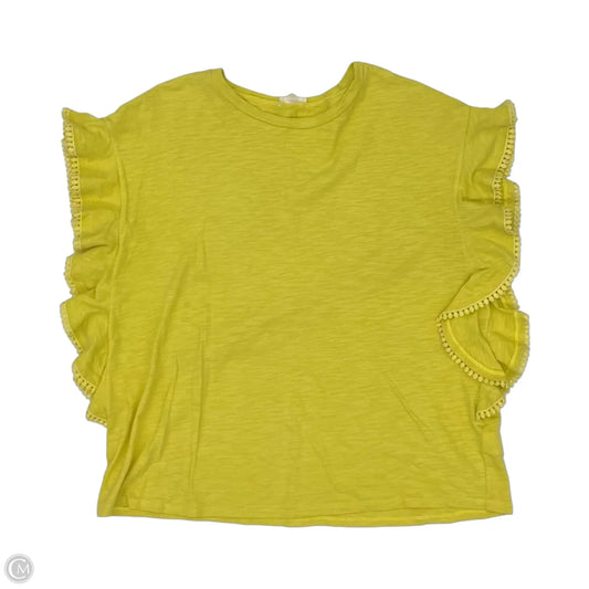 Top Short Sleeve By Cotton Bleu In Green, Size: M