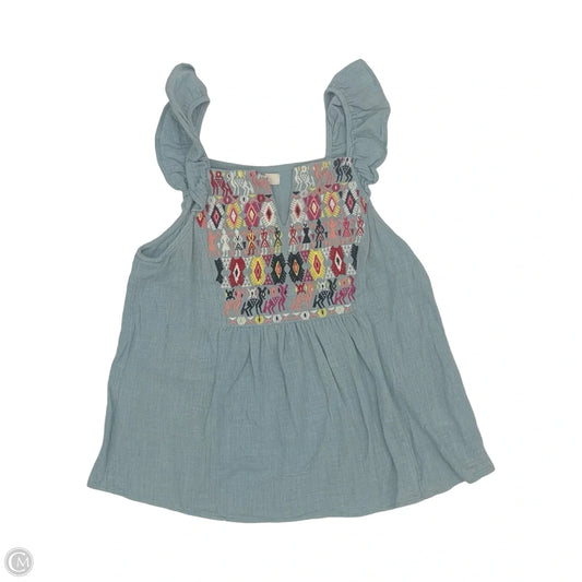 Blouse Sleeveless By Entro In Multi-colored, Size: S