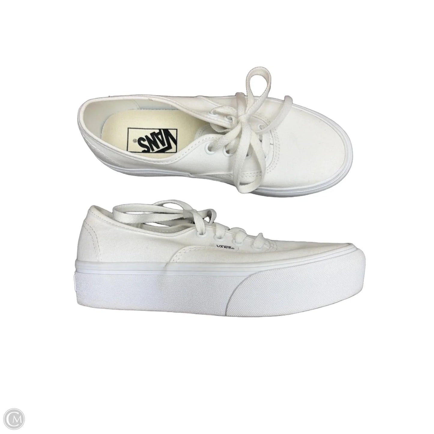 Shoes Sneakers By Vans In White, Size: 6