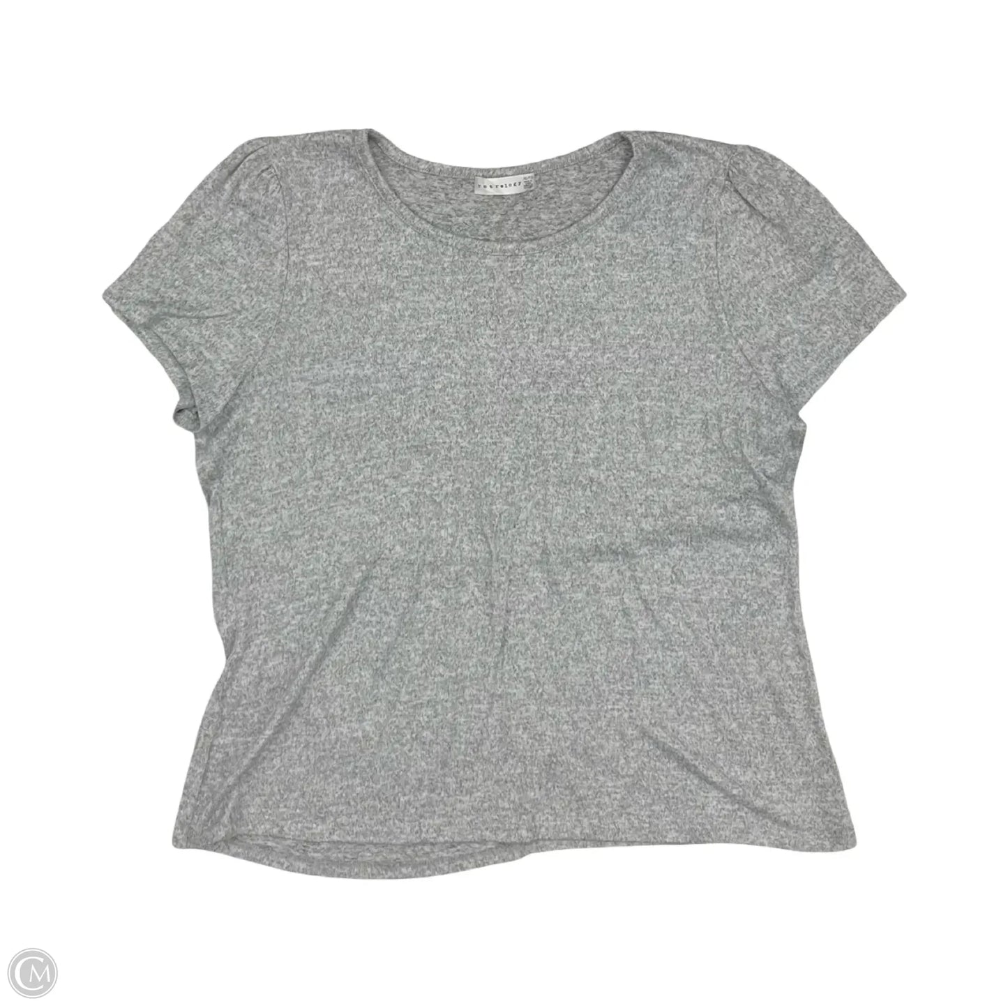 Top Short Sleeve By Retrology In Grey, Size: Xl