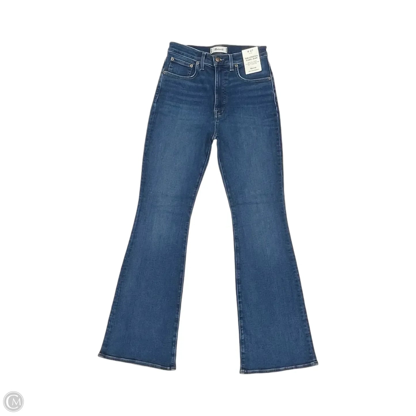 Jeans Flared By Madewell In Blue Denim, Size: 4