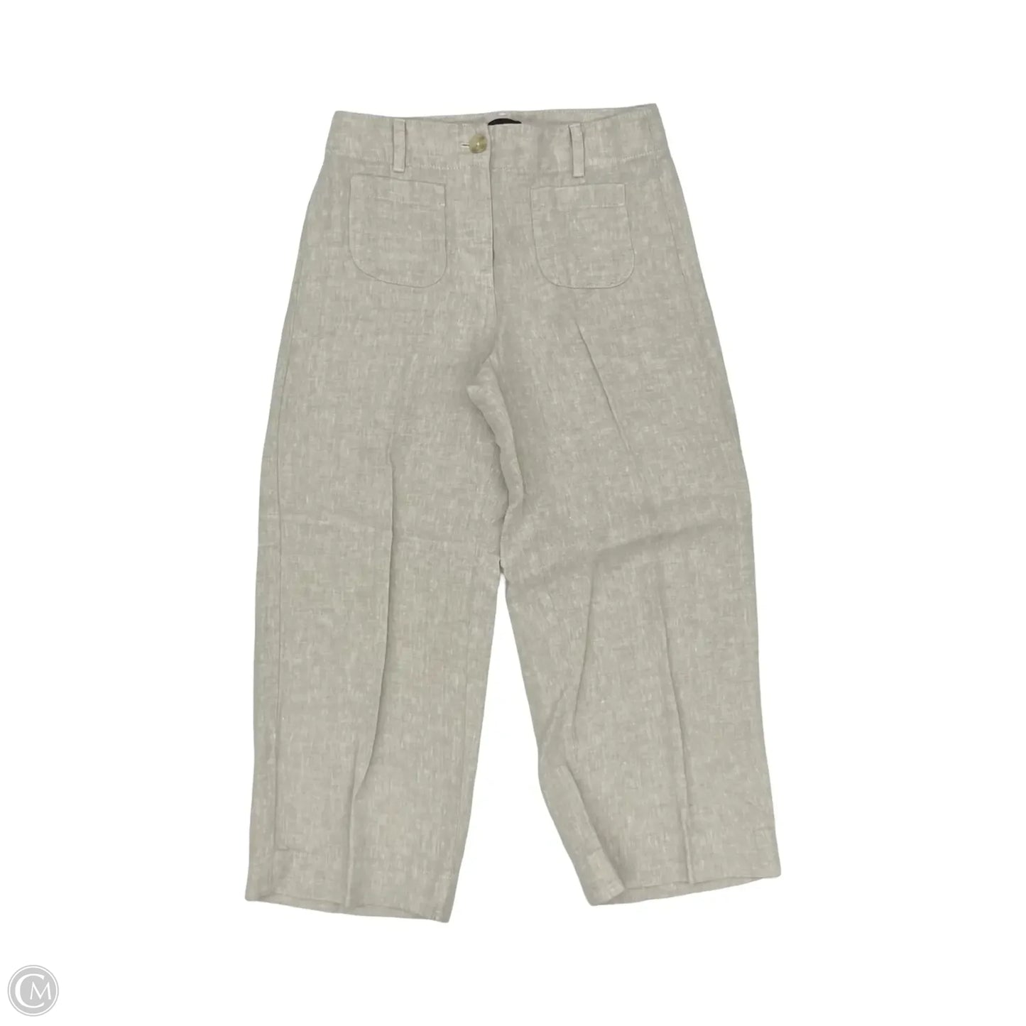 Pants Linen By Talbots In Tan, Size: 2