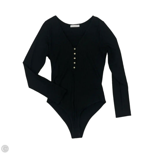 Bodysuit By Clothes Mentor In Black, Size: L
