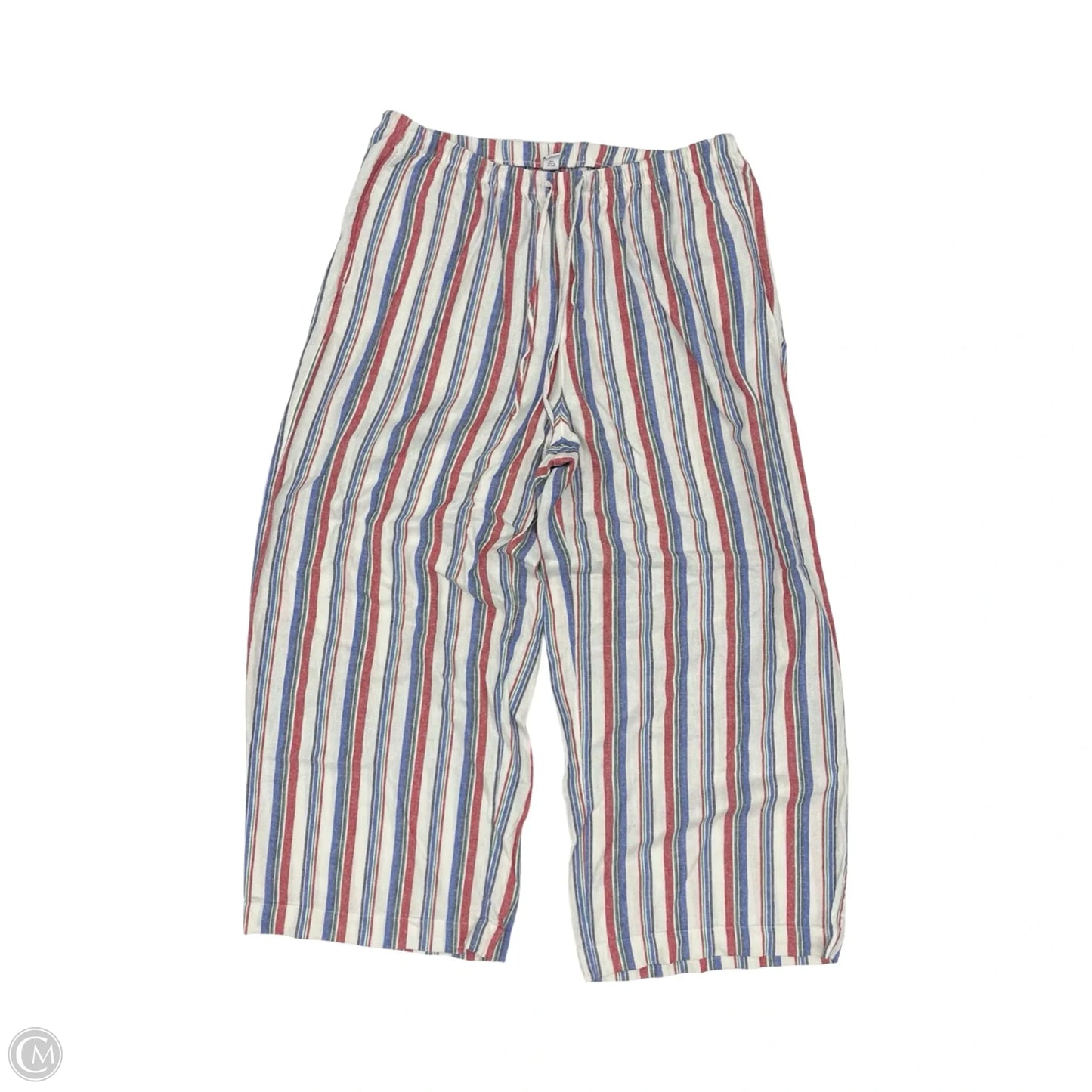 Pants Linen By Old Navy In Striped Pattern, Size: Xl