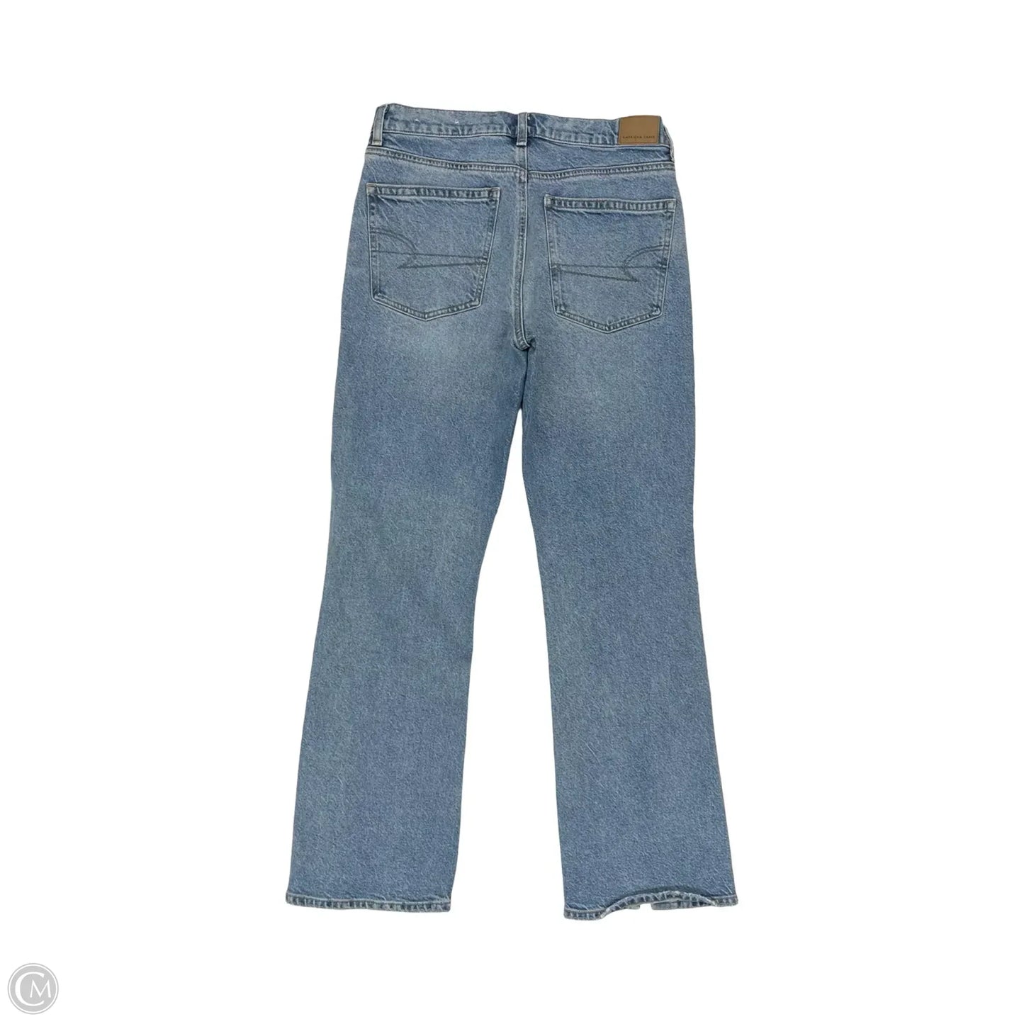 Jeans Boot Cut By American Eagle In Blue Denim, Size: 8