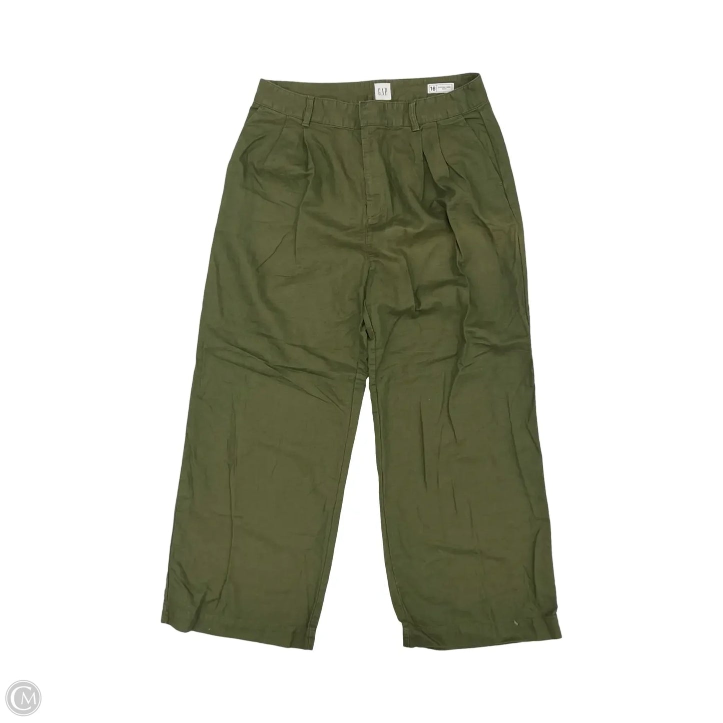 Pants Linen By Gap In Green, Size: 16