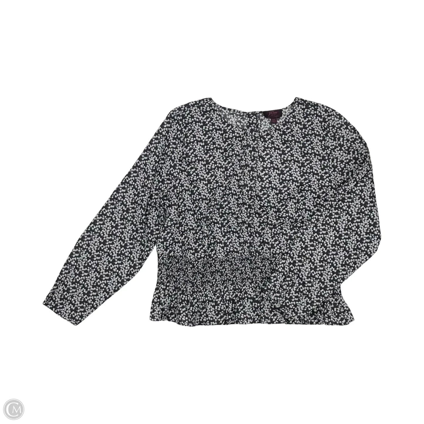 Blouse Long Sleeve By J. Crew In Floral Print, Size: Xxl