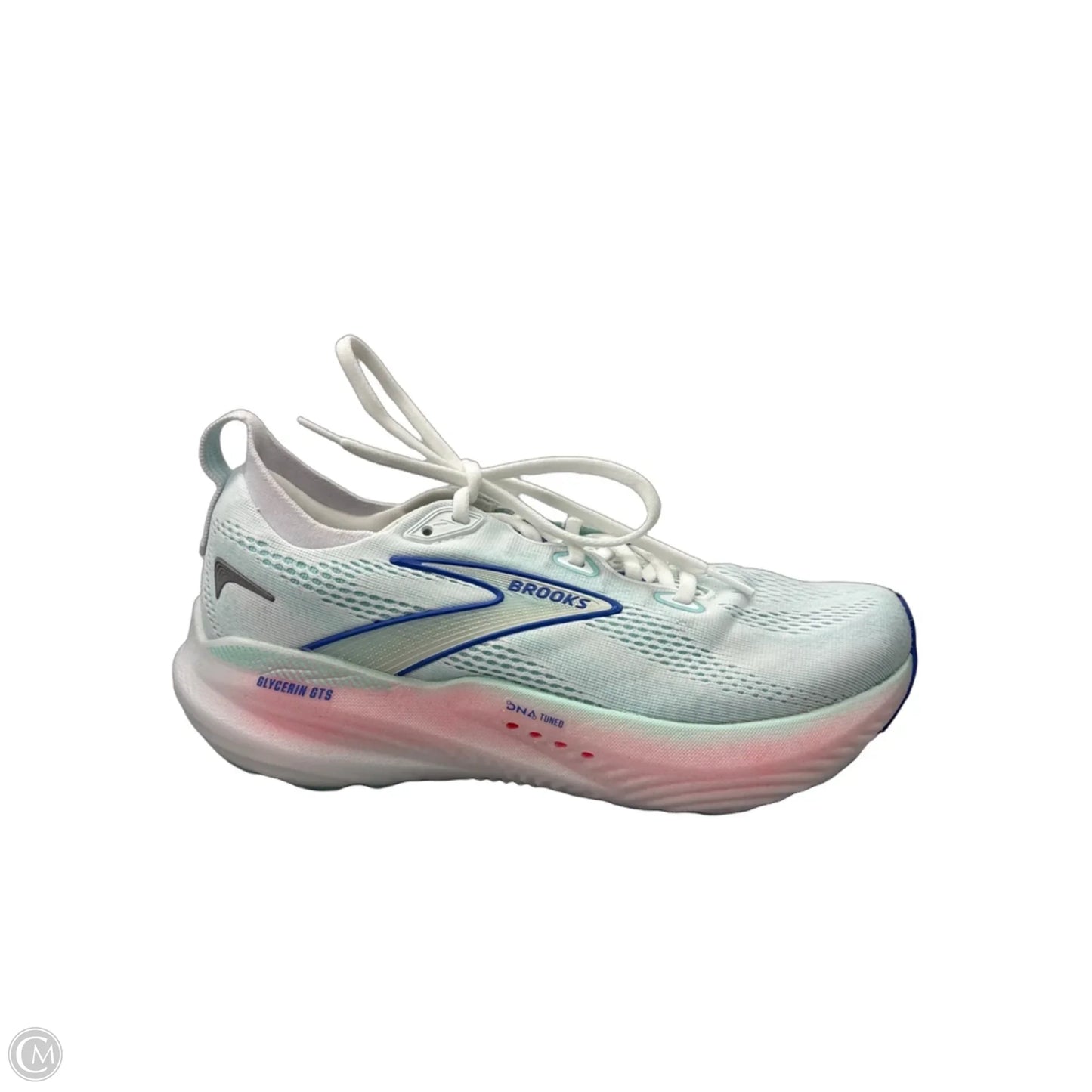 Shoes Athletic By Brooks In Blue & White, Size: 9