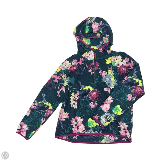 Athletic Fleece By Fila In Floral Print, Size: L