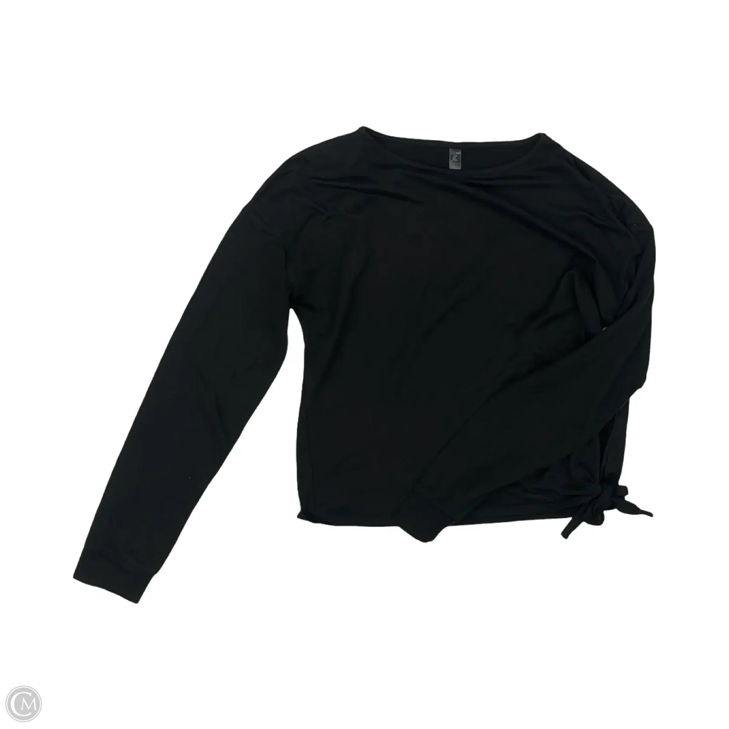 Top Long Sleeve By Kyodan In Black, Size: Xs