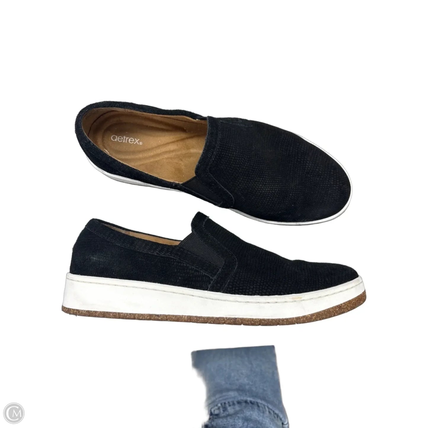 Shoes Flats By Aetrex In Black, Size: 7.5