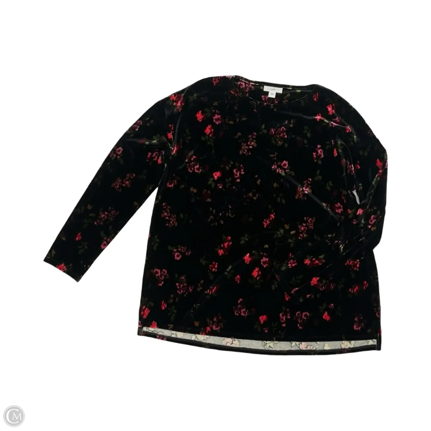 Top Long Sleeve By J. Jill In Geometric Pattern, Size: S