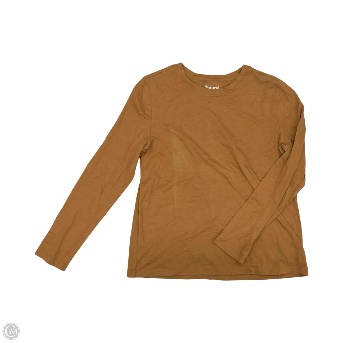 Top Long Sleeve By Natural Reflections In Orange, Size: M