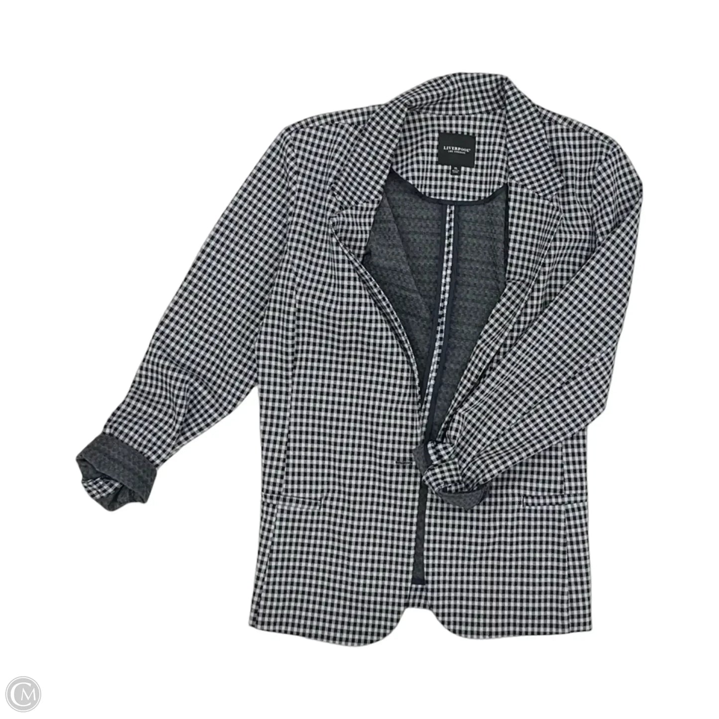 Blazer By Liverpool In Black & Grey, Size: Xl