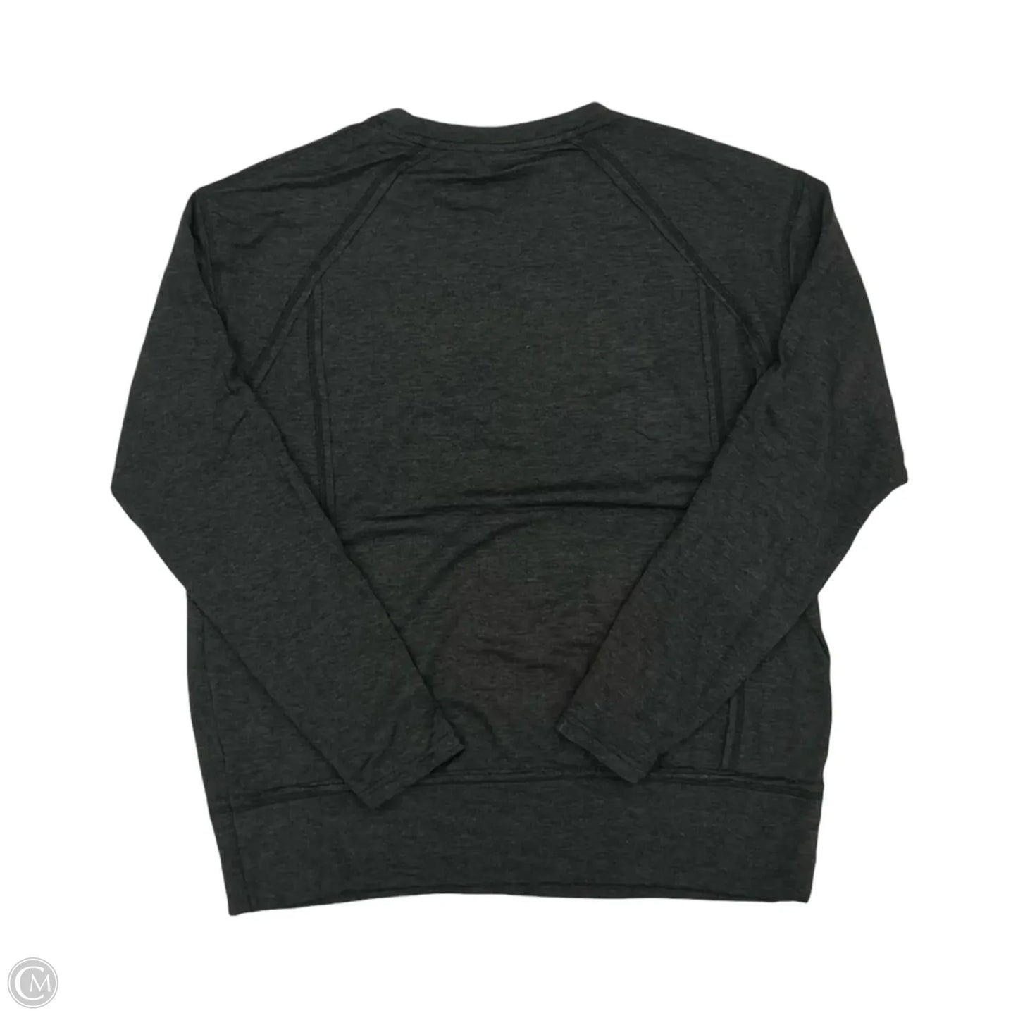 Top Long Sleeve By Mono B In Grey, Size: L
