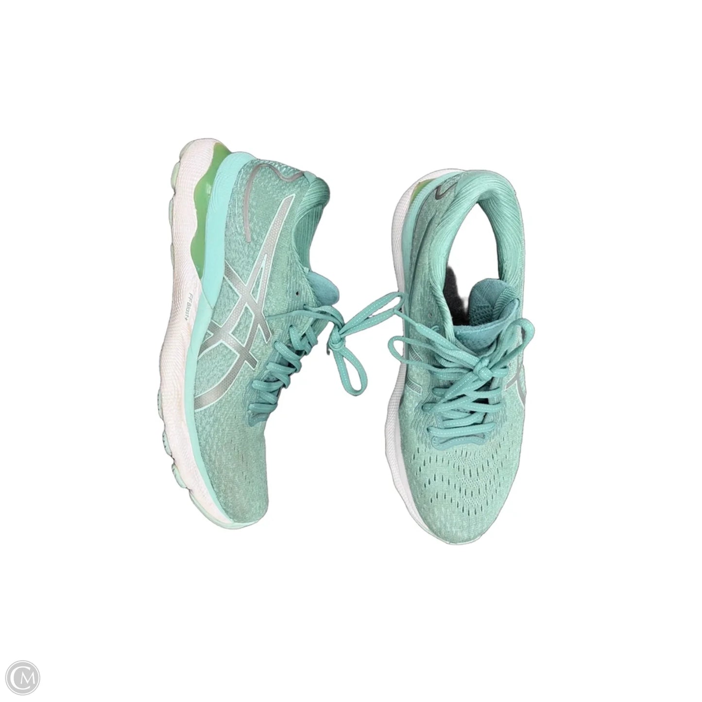 Shoes Athletic By Asics In Green, Size: 8