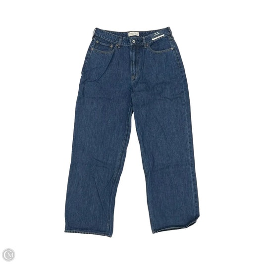 Jeans Straight By Abercrombie And Fitch In Blue Denim, Size: 12