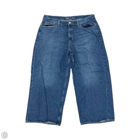 Jeans Wide Leg By Old Navy In Blue Denim, Size: 16