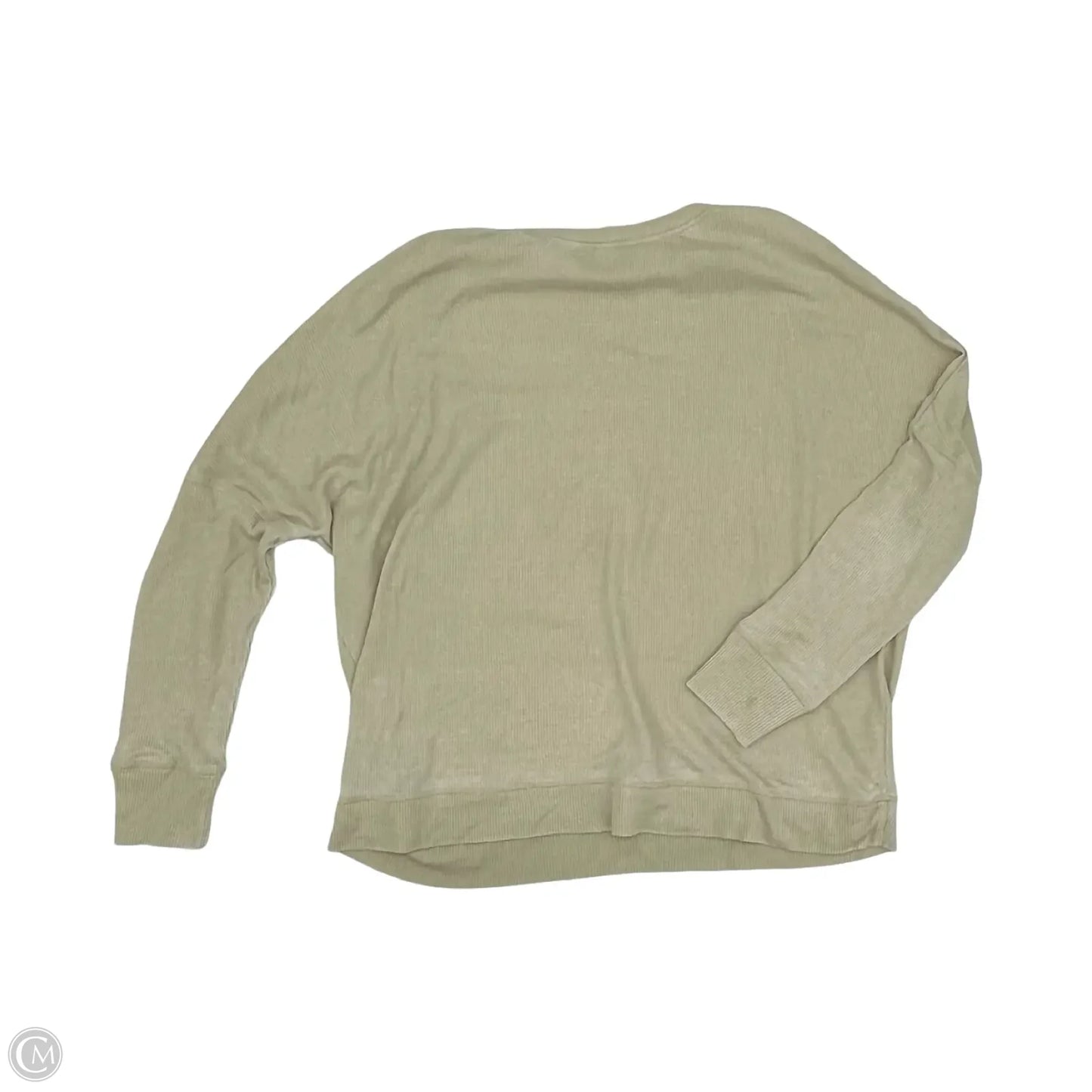 Top Long Sleeve By Mono B In Tan, Size: Onesize