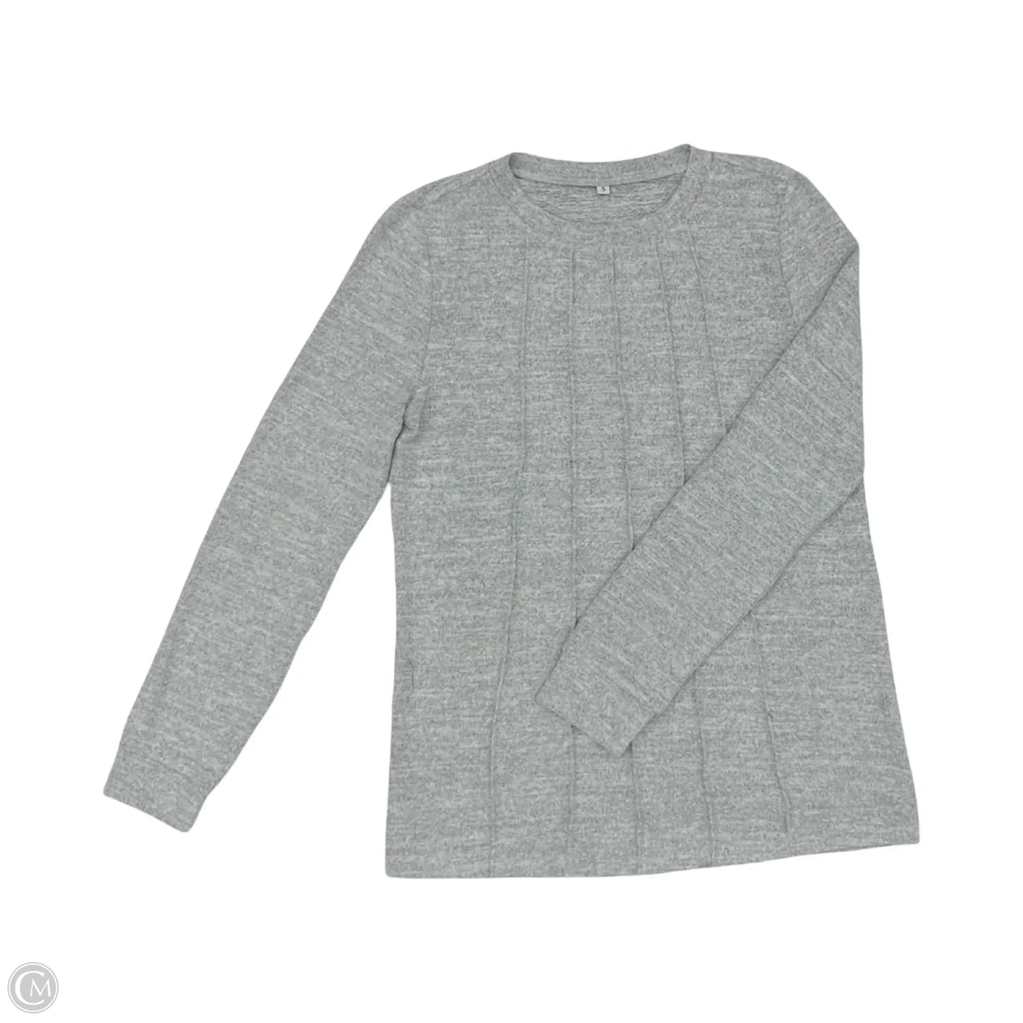 Top Long Sleeve By Cmf In Grey, Size: S