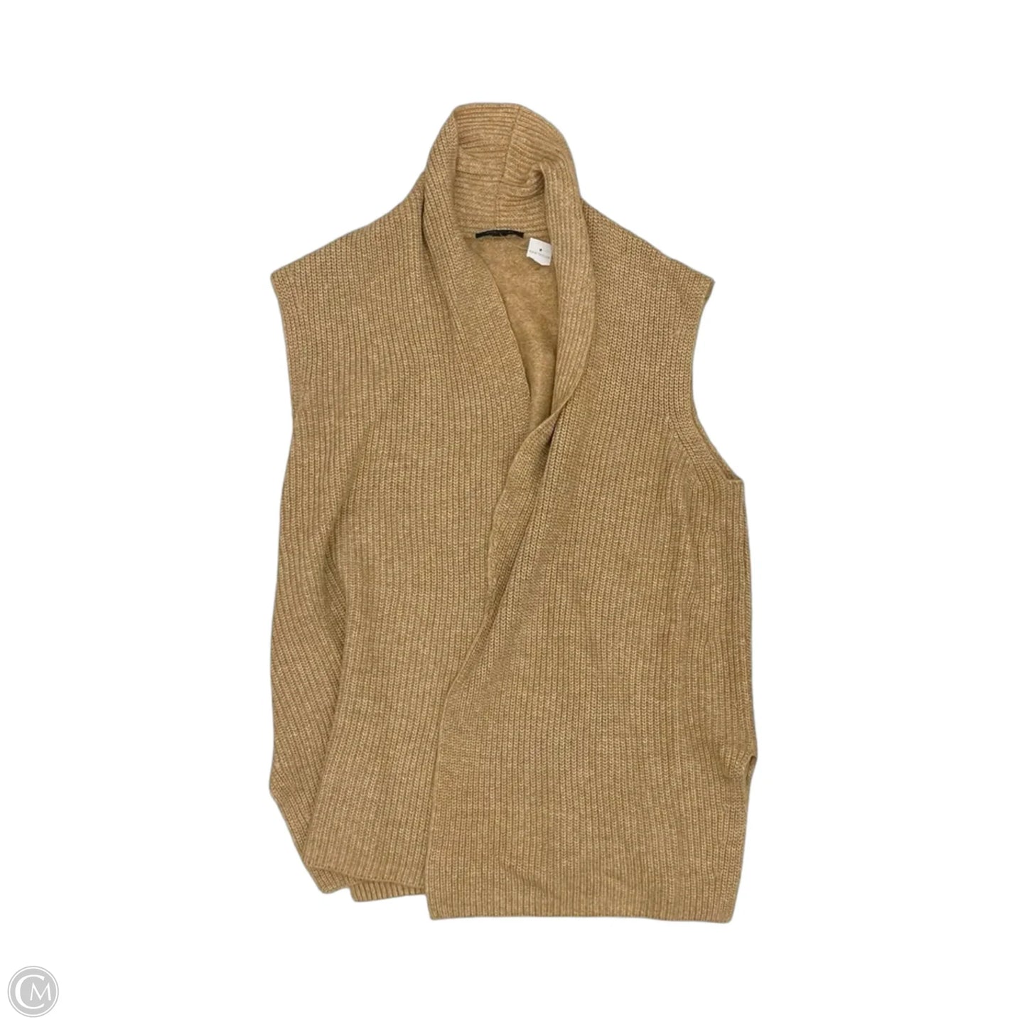 Vest Sweater By Ann Taylor In Brown, Size: Xl