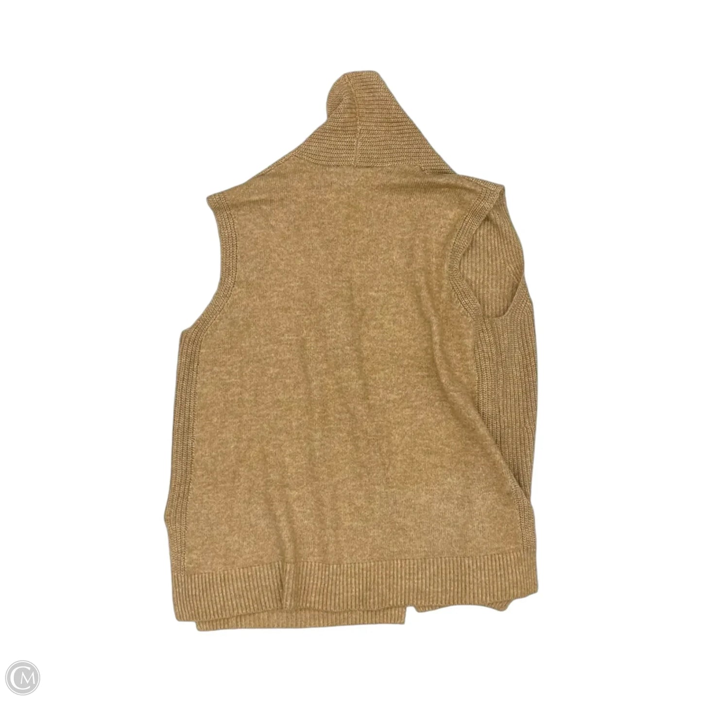 Vest Sweater By Ann Taylor In Brown, Size: Xl