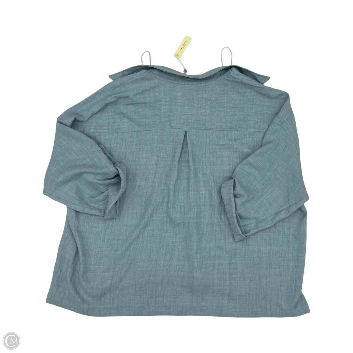 Top Long Sleeve By Max Studio In Blue, Size: 3x