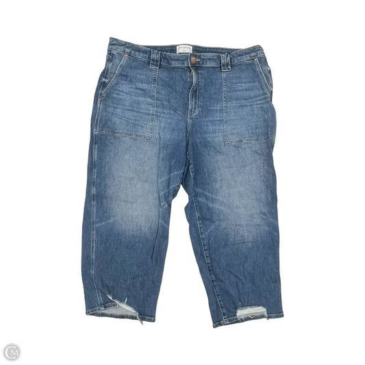 Jeans Skinny By Lane Bryant In Blue Denim, Size: 24